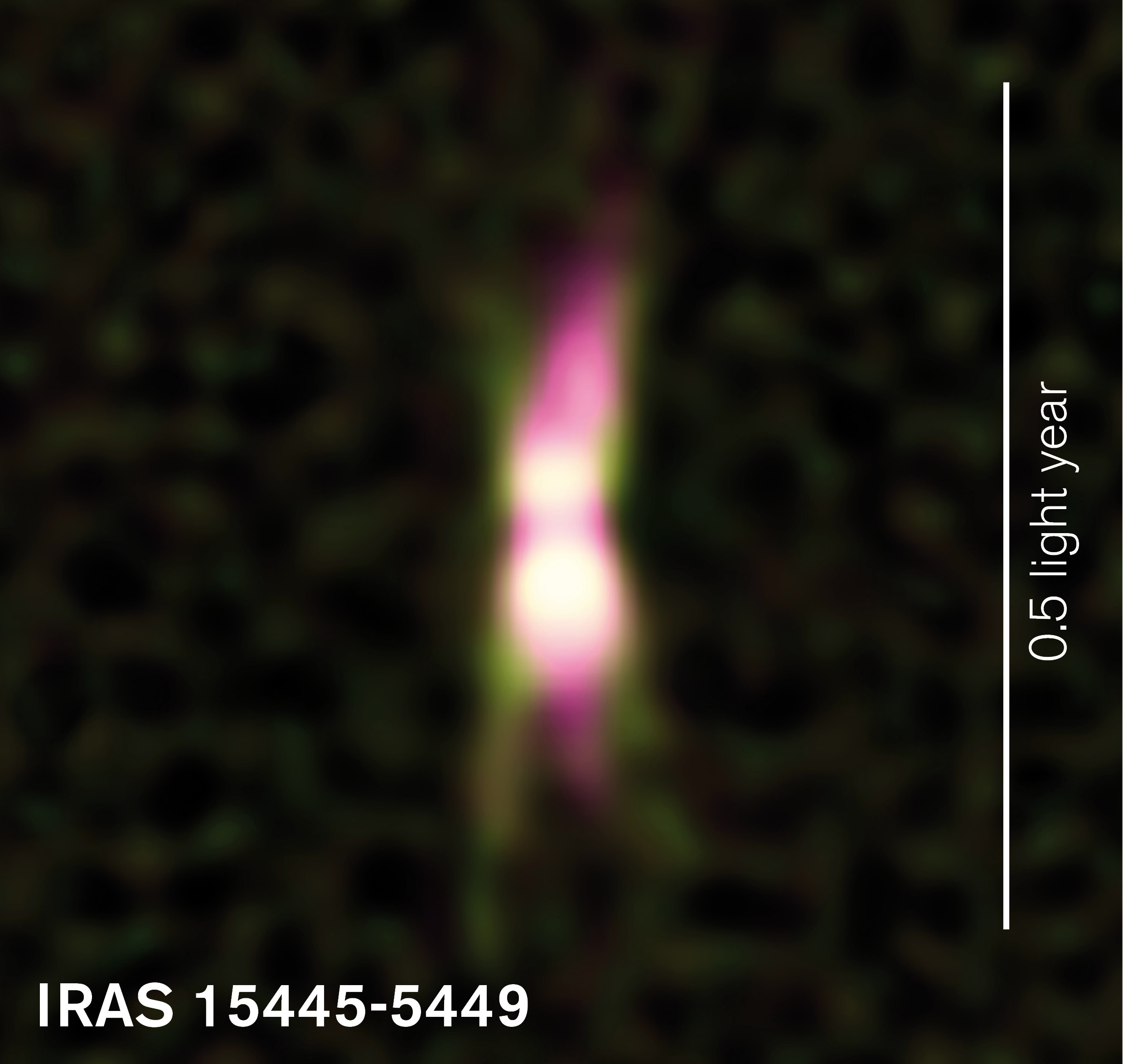 IRAS 15445-5449 Shows A Magnetic 'Bloom'